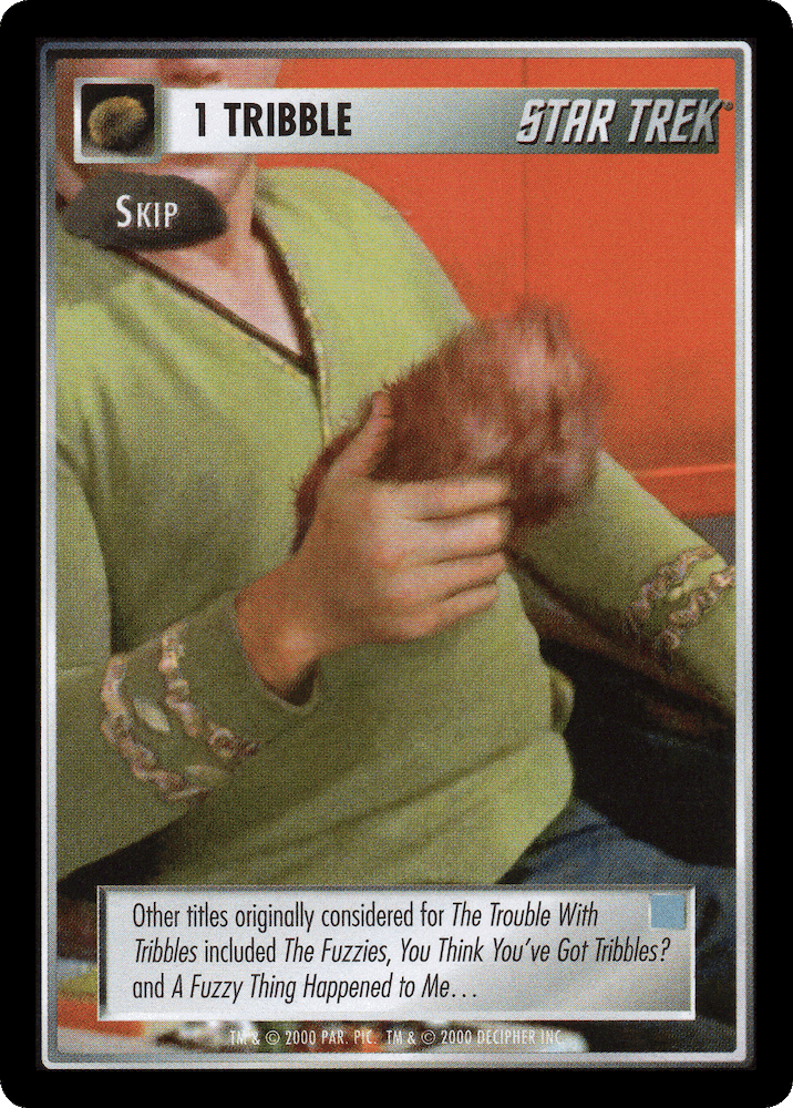 1 Tribble - Skip (Blue)